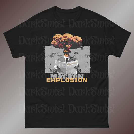 T-shirt Macron Explosion