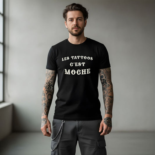 T-shirt Les tattoos c'est moche