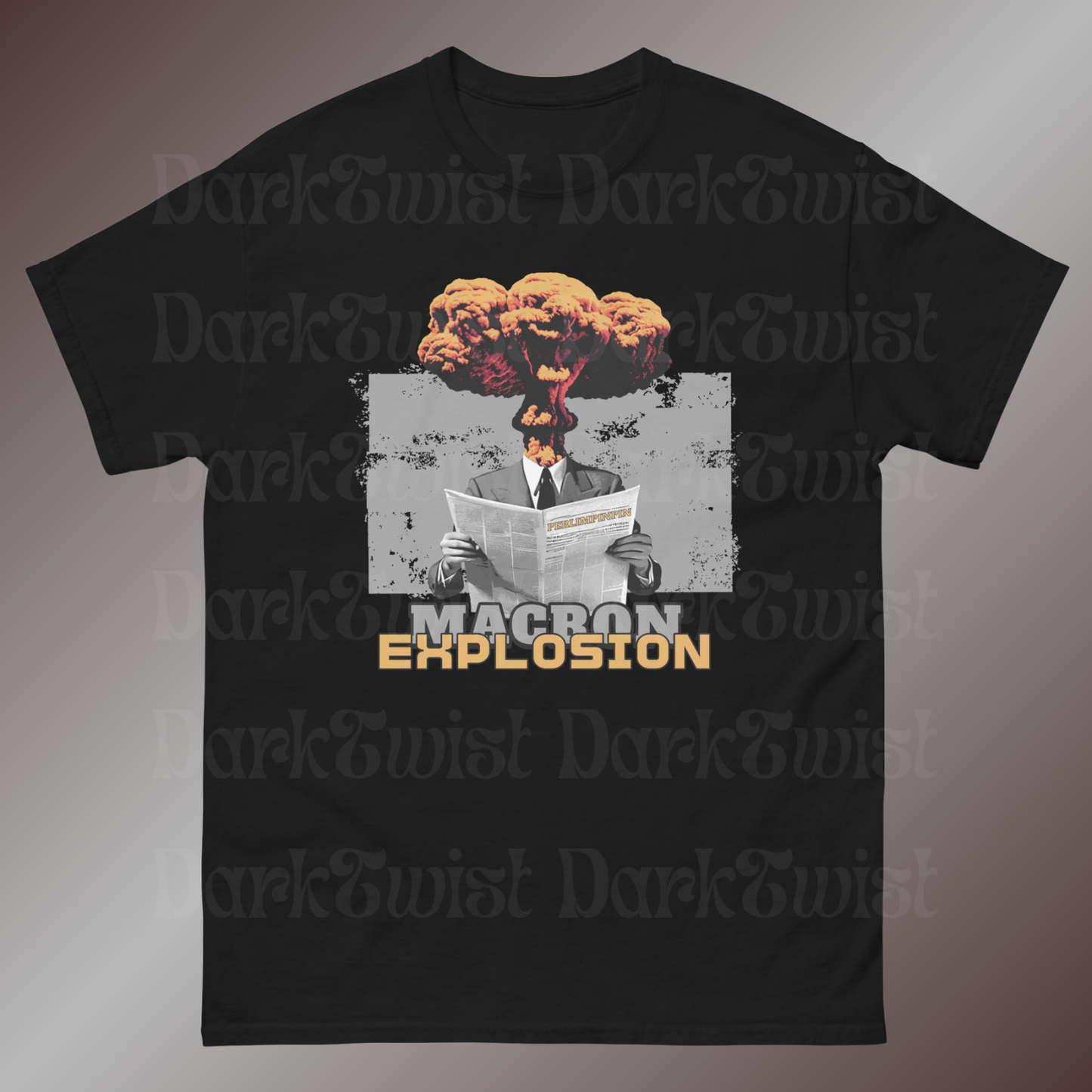 T-shirt Macron Explosion