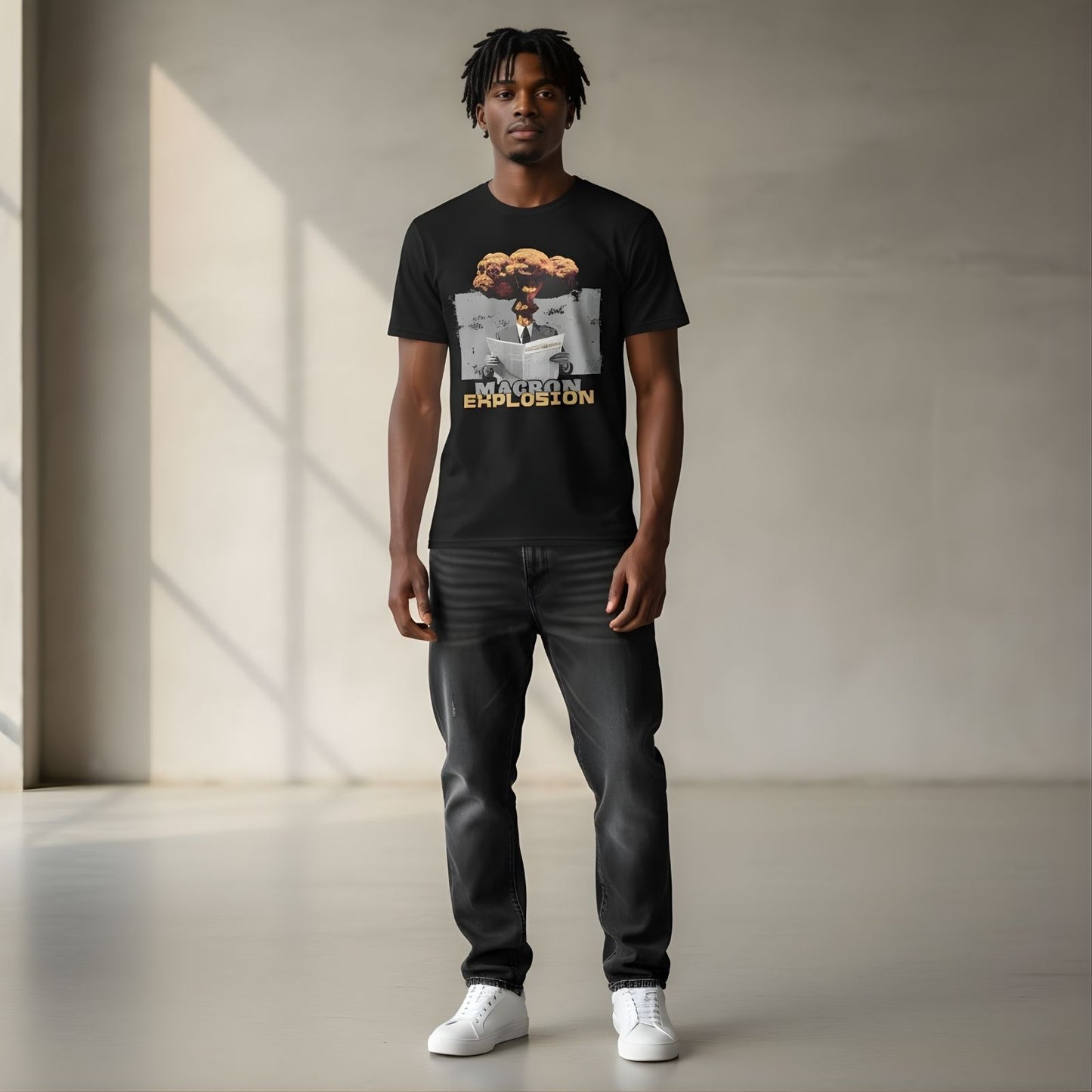 T-shirt Macron Explosion