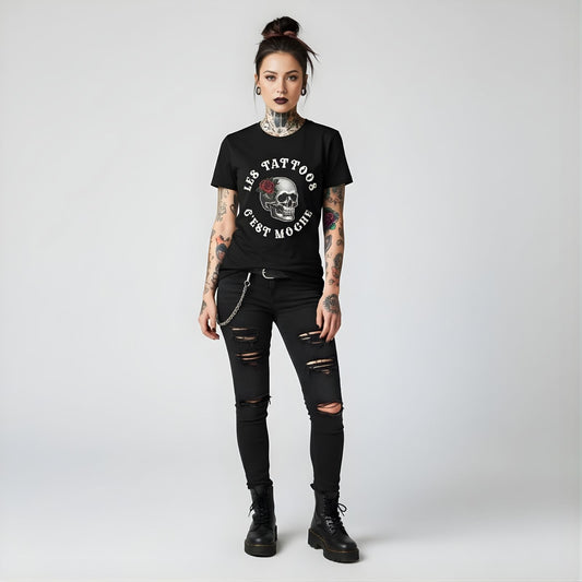 T-shirt Skull tattoo