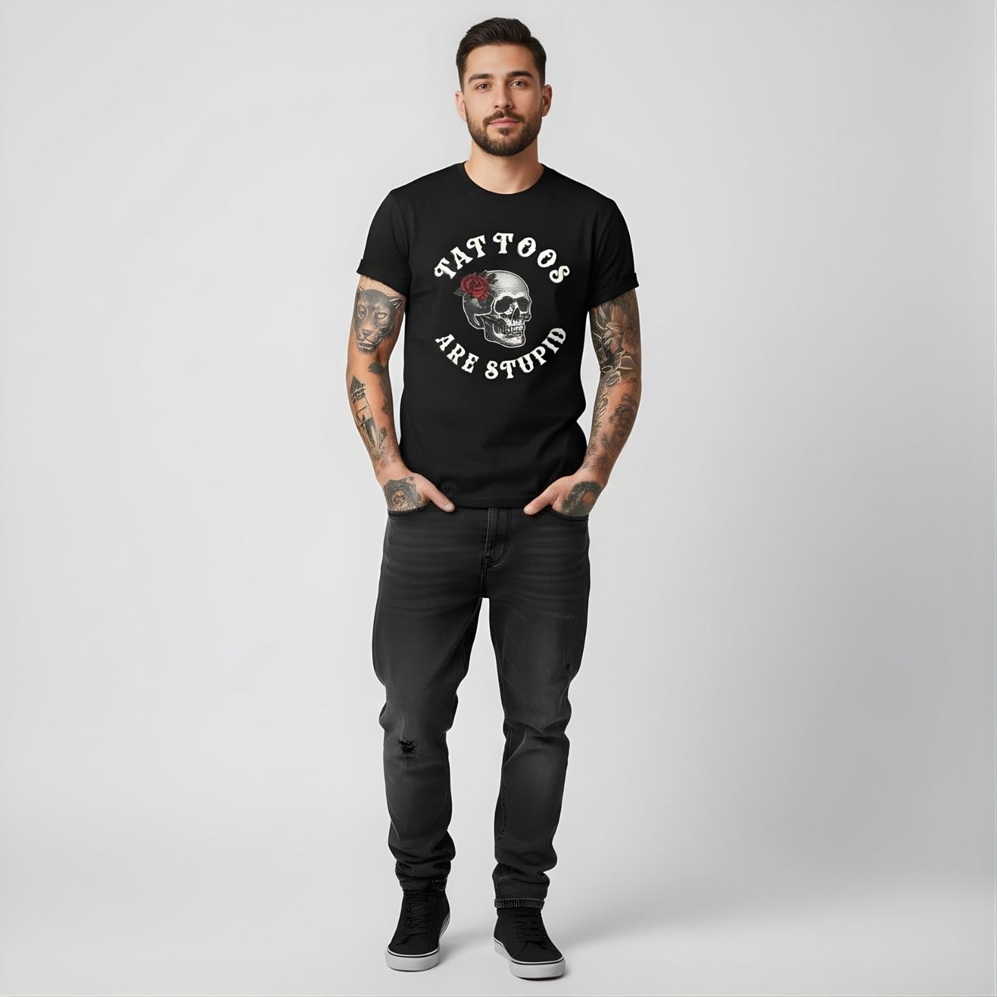 T-shirt Skull tattoo