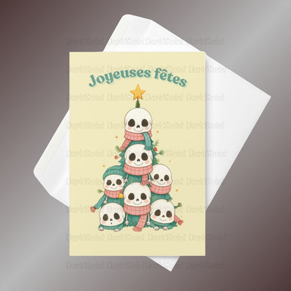 Carte Sapin de crânes